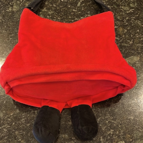 🎄SANTA HANDBAG/TOTE🎄SUPER CUTE, SANTA FACE & DANGLING BOOTS,ADJUSTABLE STRAP EUC - Picture 9 of 11
